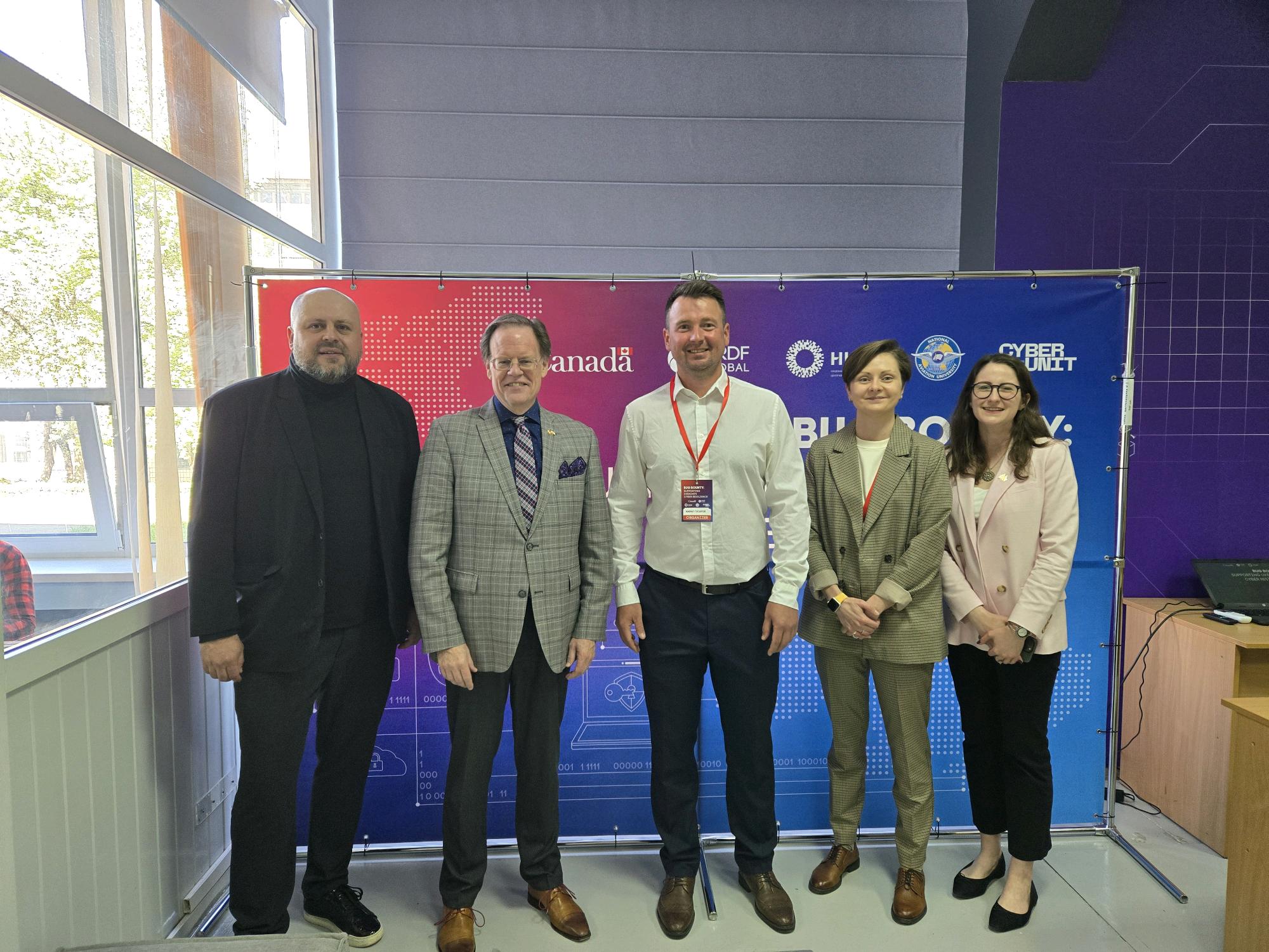Adults at a Cybersecurity event