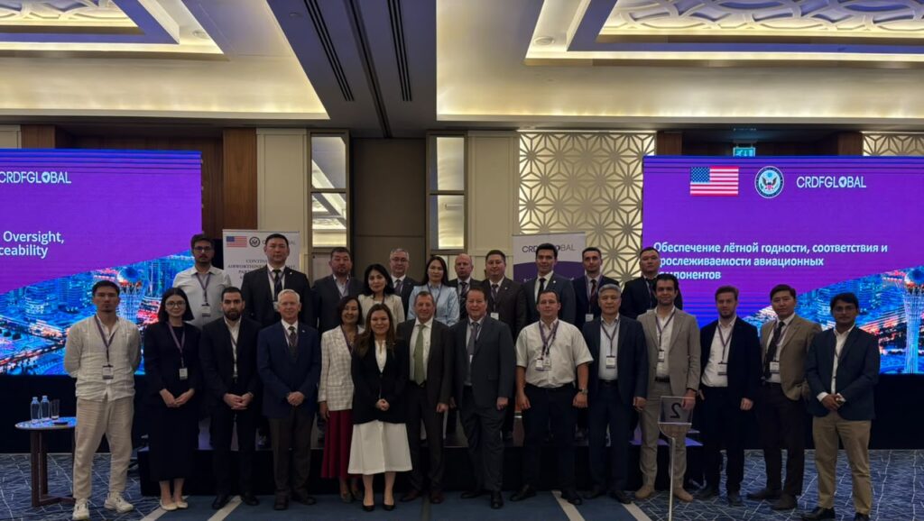 CRDF Global Hosts Aviation Safety Conference in Coordination with Aviation Administration of Kazakhstan